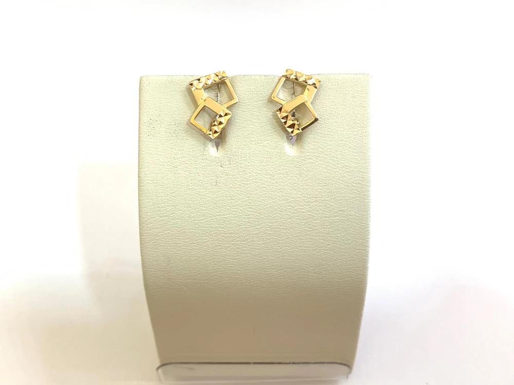 Серьги из красного золота 585 пробы