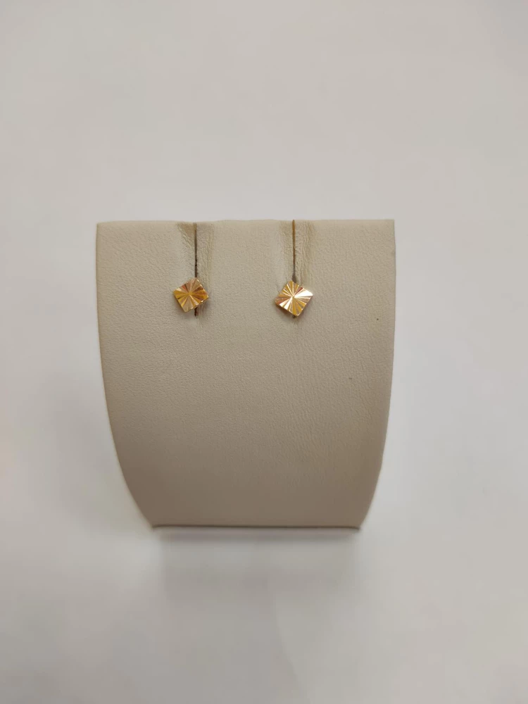 Серьги из красного золота 585 пробы