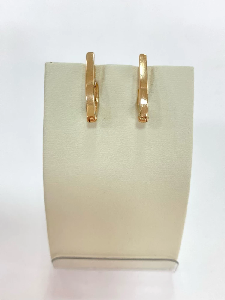 Серьги из красного золота 585 пробы