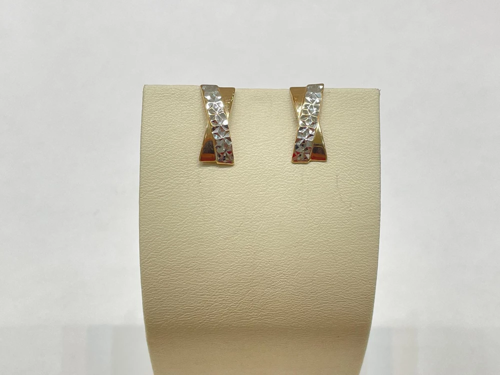 Серьги из красного золота 585 пробы