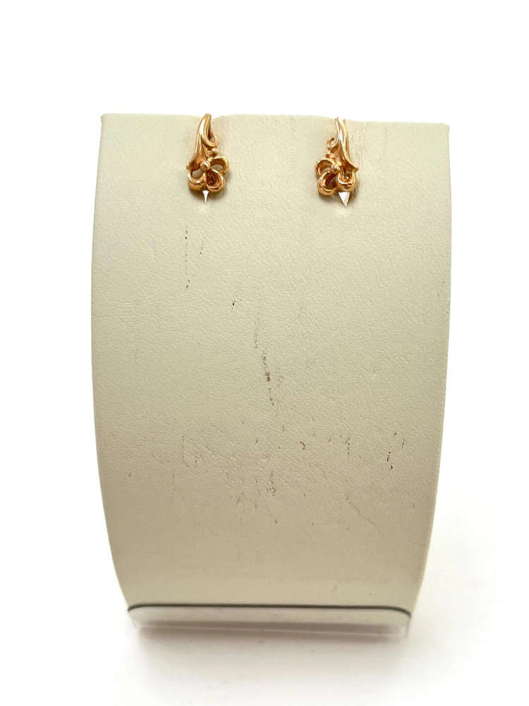 Серьги из красного золота 585 пробы