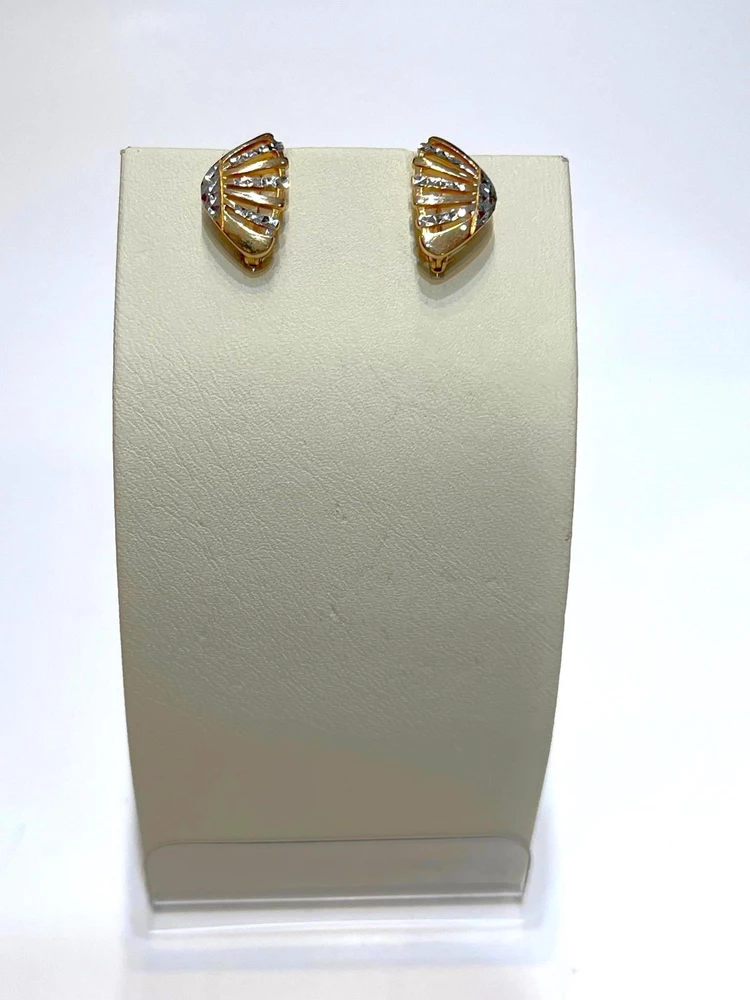 Серьги из красного золота 585 пробы