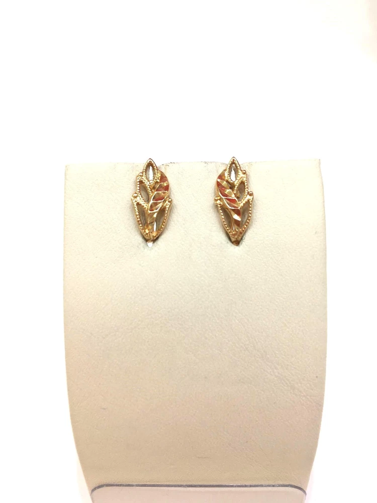 Серьги из красного золота 585 пробы