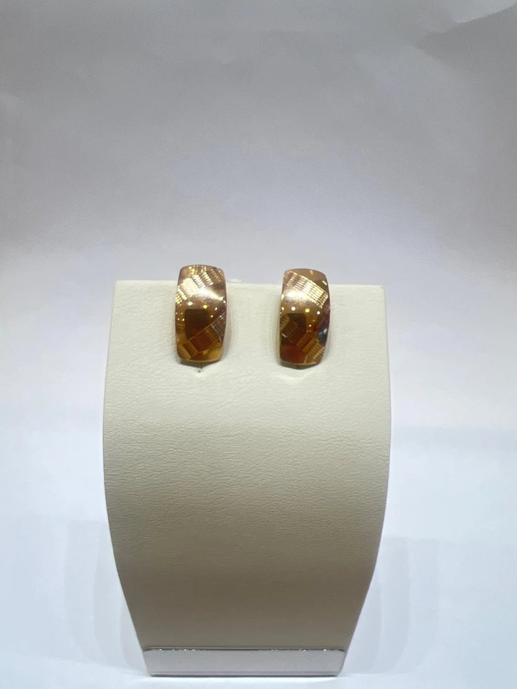 Серьги из красного золота 585 пробы