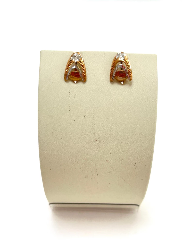Серьги из красного золота 375 пробы
