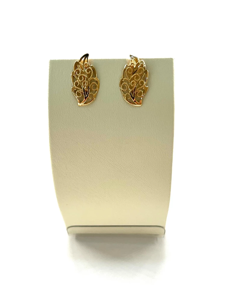 Серьги из красного золота 585 пробы