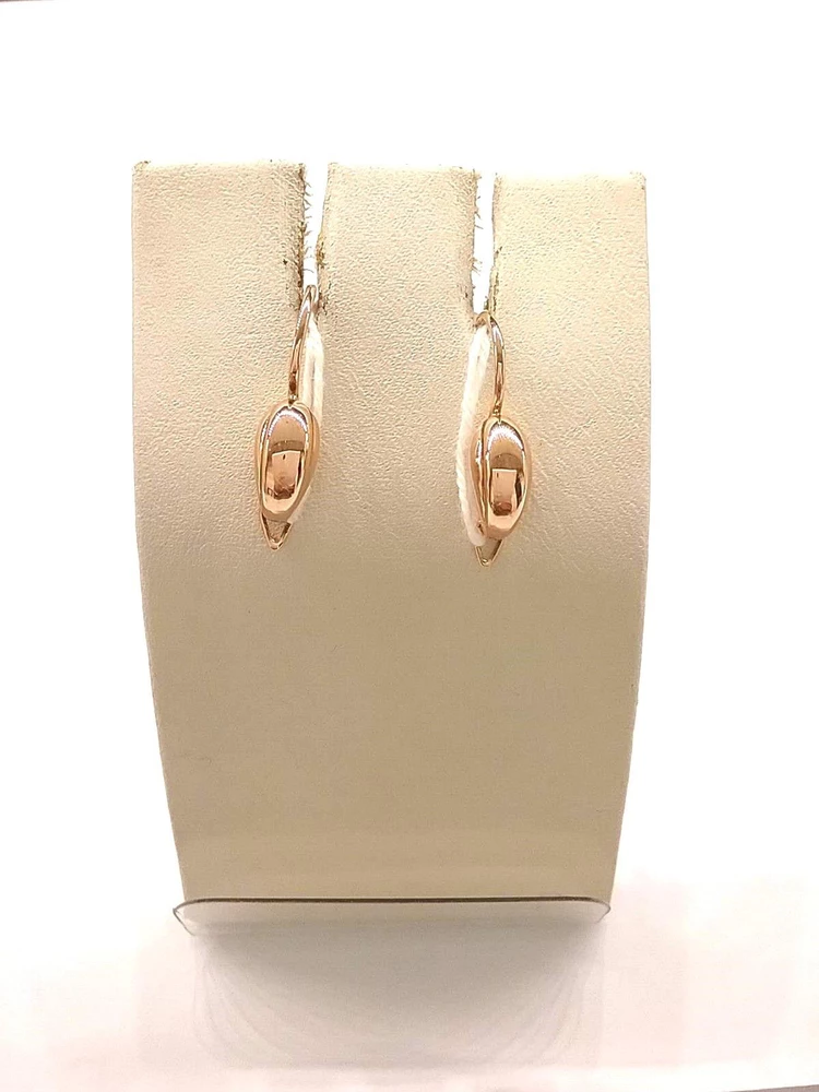Серьги из красного золота 583 пробы