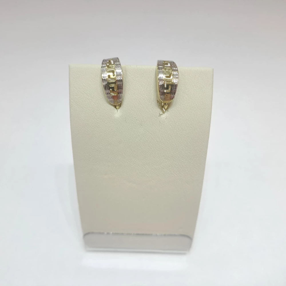 Серьги из желтого золота 585 пробы