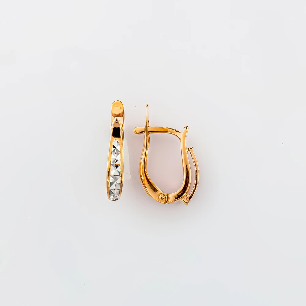 Серьги из красного золота 585 пробы