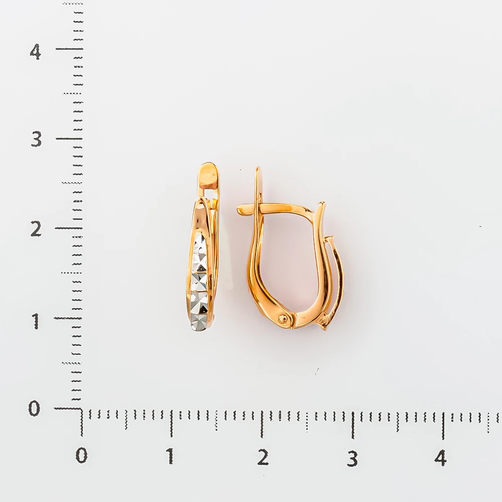 Серьги из красного золота 585 пробы