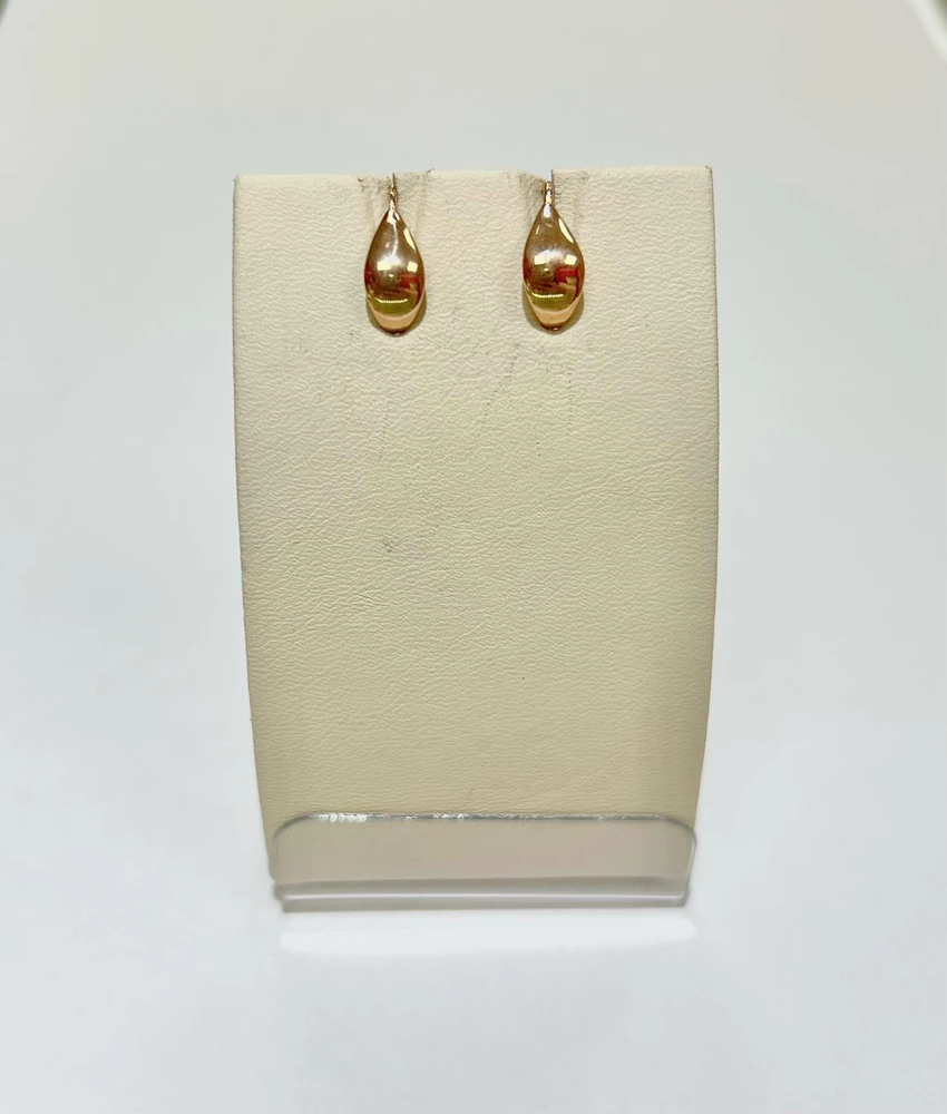 Серьги из красного золота 585 пробы