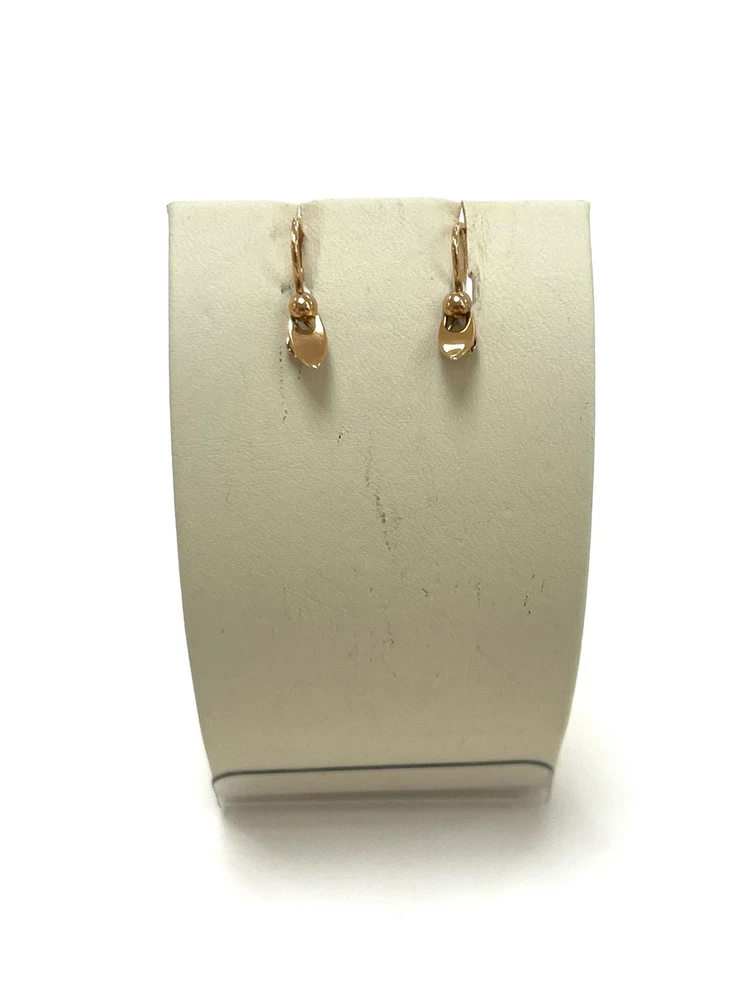 Серьги из красного золота 583 пробы