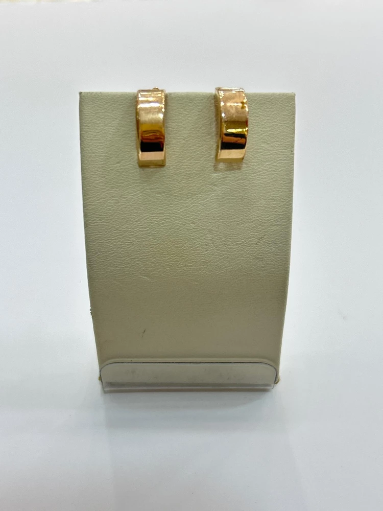 Серьги из красного золота 585 пробы