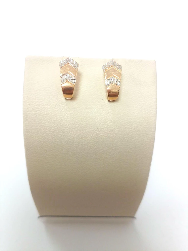 Серьги из красного золота 585 пробы