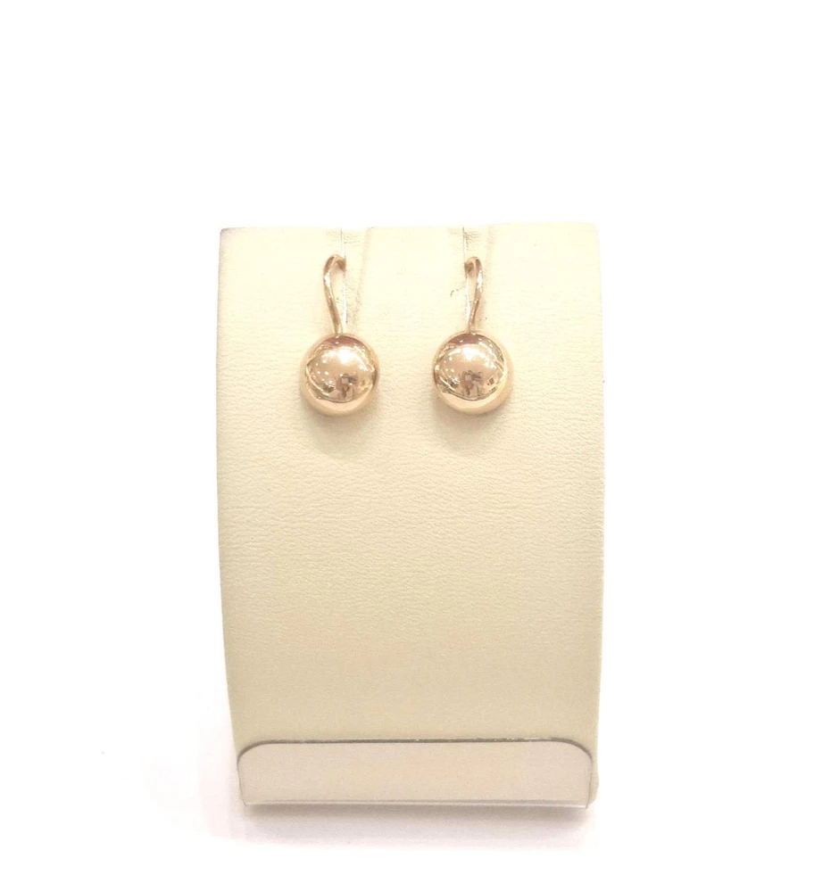 Серьги из красного золота 583 пробы