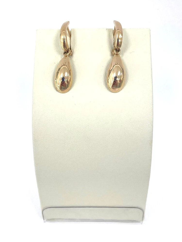 Серьги из красного золота 585 пробы