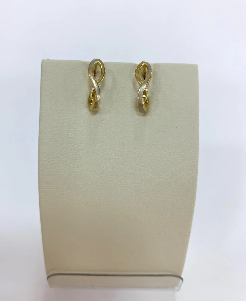 Серьги из желтого золота 585 пробы
