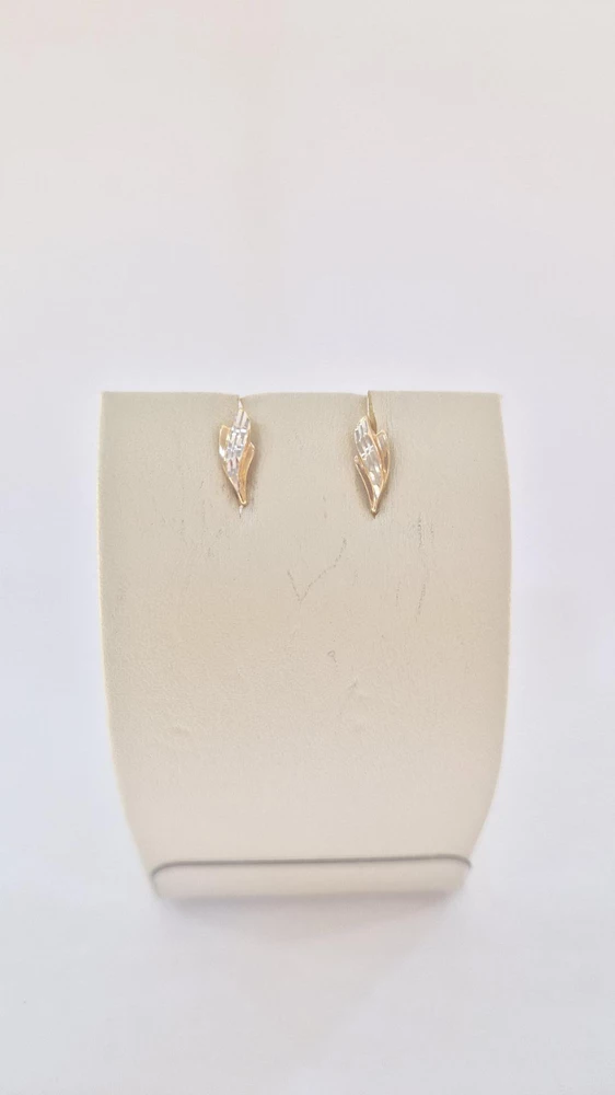 Серьги из красного золота 585 пробы