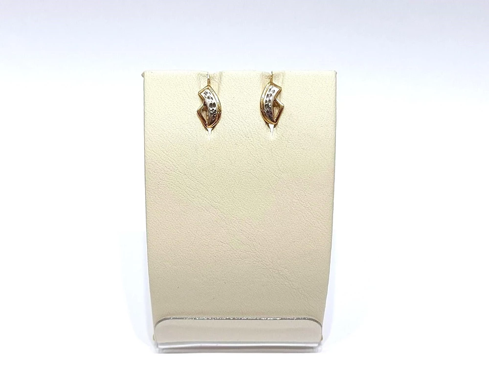 Серьги из красного золота 585 пробы