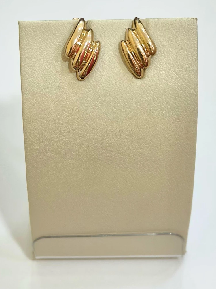 Серьги из красного золота 585 пробы