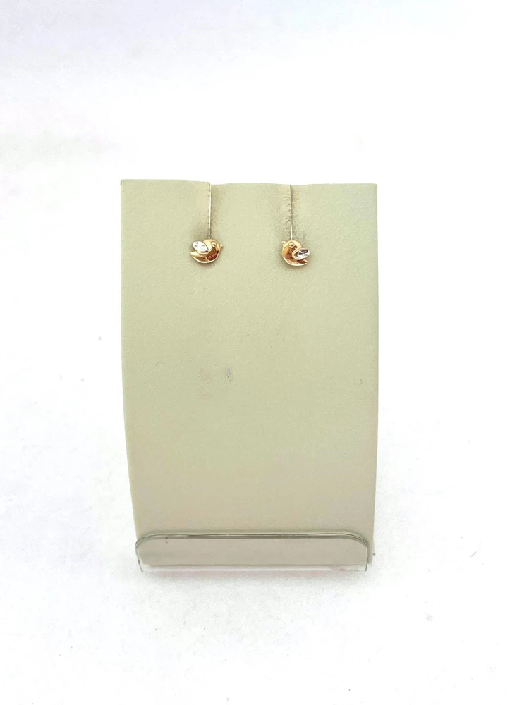 Серьги из красного золота 585 пробы