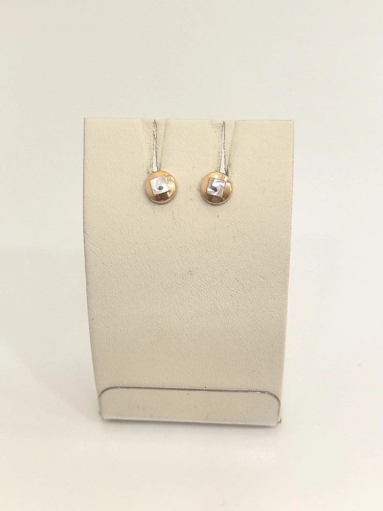 Серьги из красного золота 585 пробы