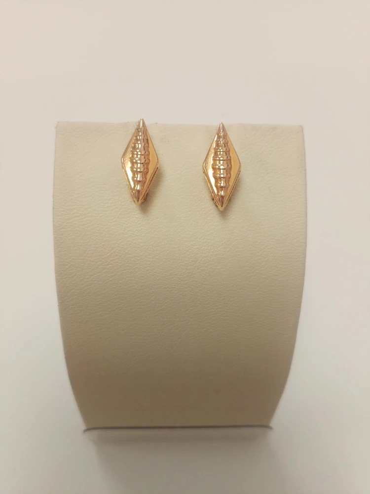 Серьги из красного золота 583 пробы