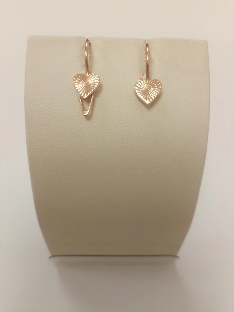 Серьги из красного золота 583 пробы