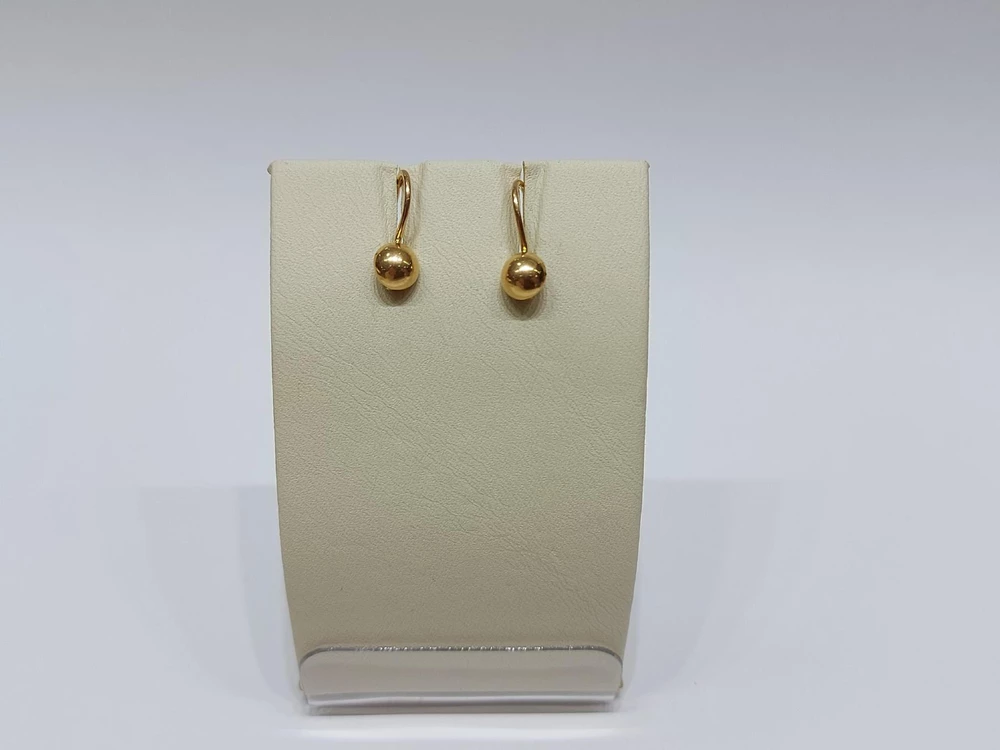 Серьги из красного золота 585 пробы