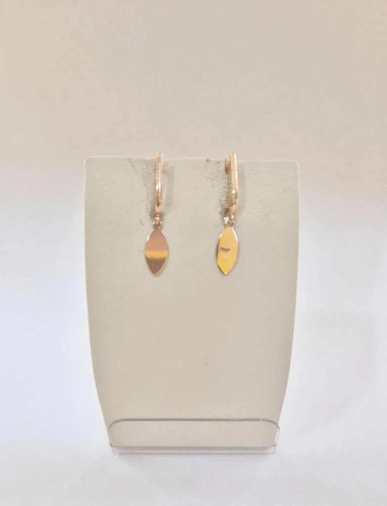 Серьги из красного золота 585 пробы