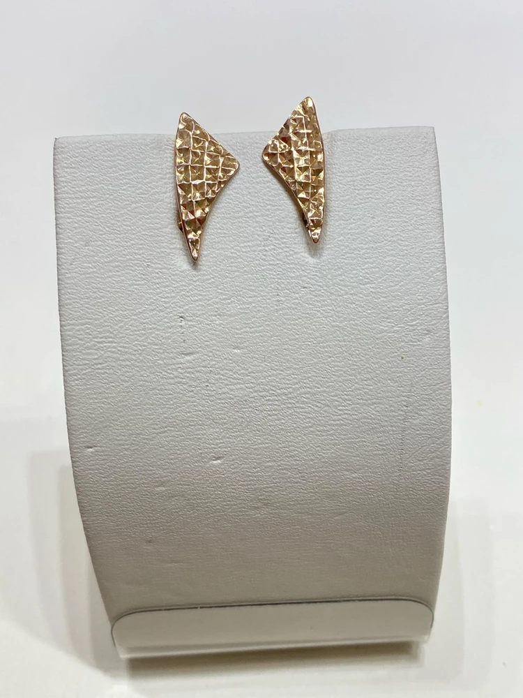 Серьги из красного золота 375 пробы