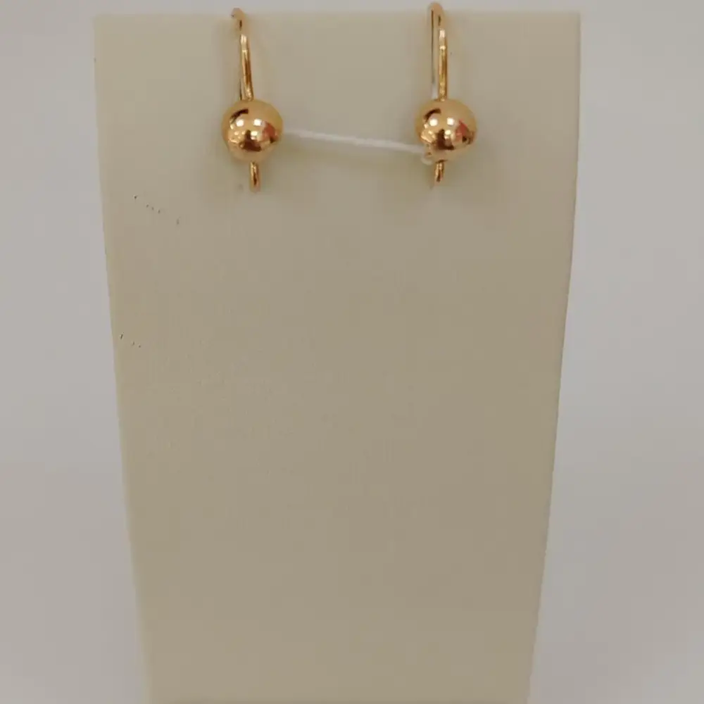 Серьги из красного золота 585 пробы 1