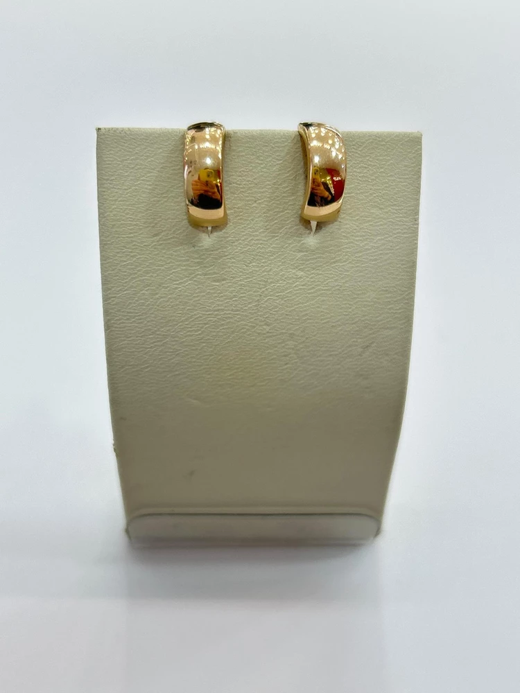 Серьги из красного золота 585 пробы