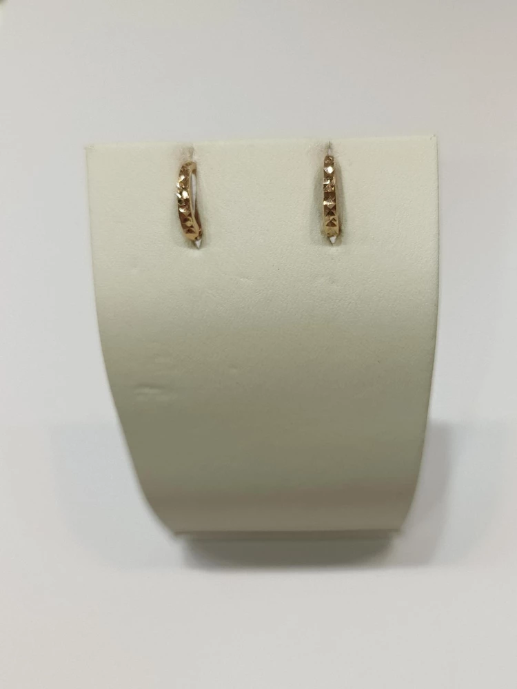 Серьги из красного золота 585 пробы