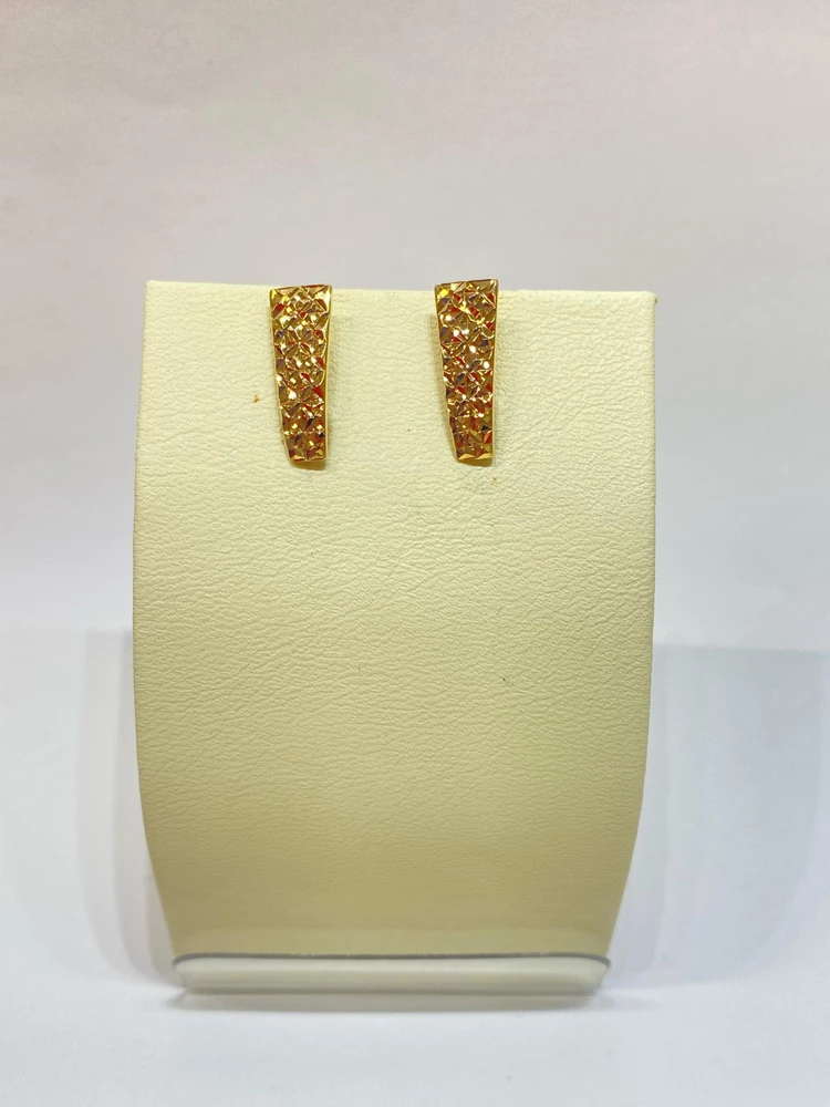 Серьги из красного золота 585 пробы