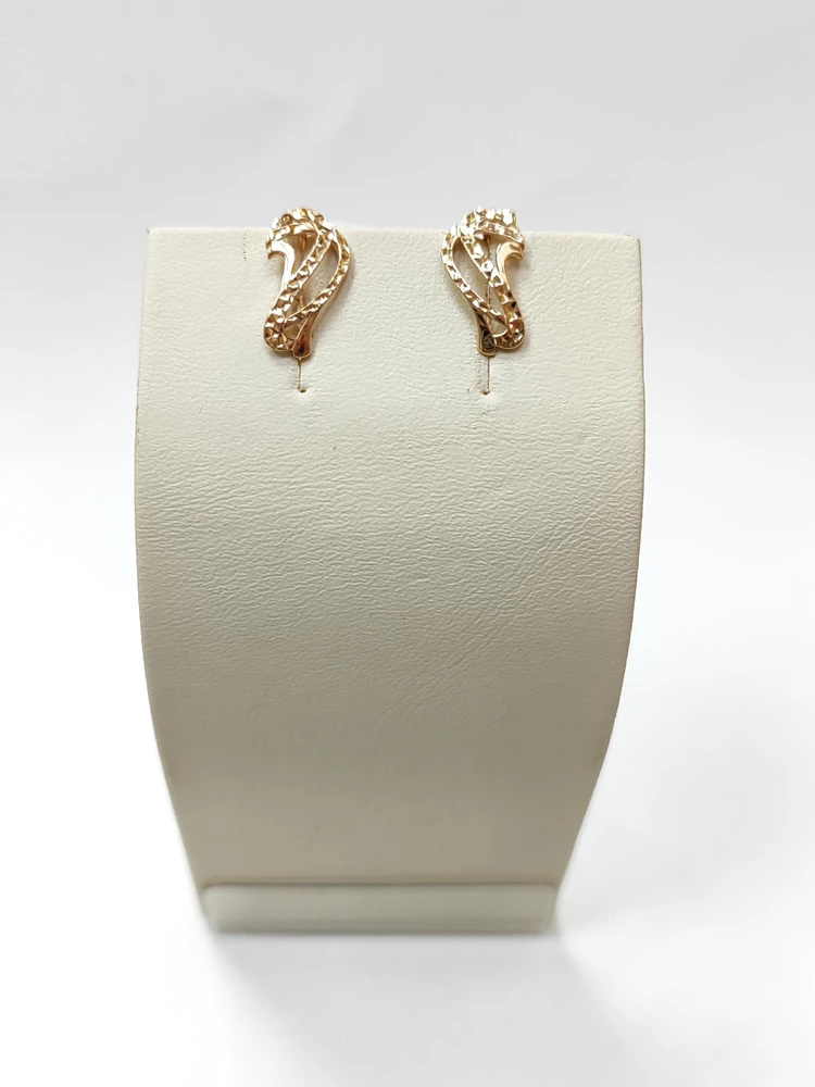 Серьги из красного золота 585 пробы