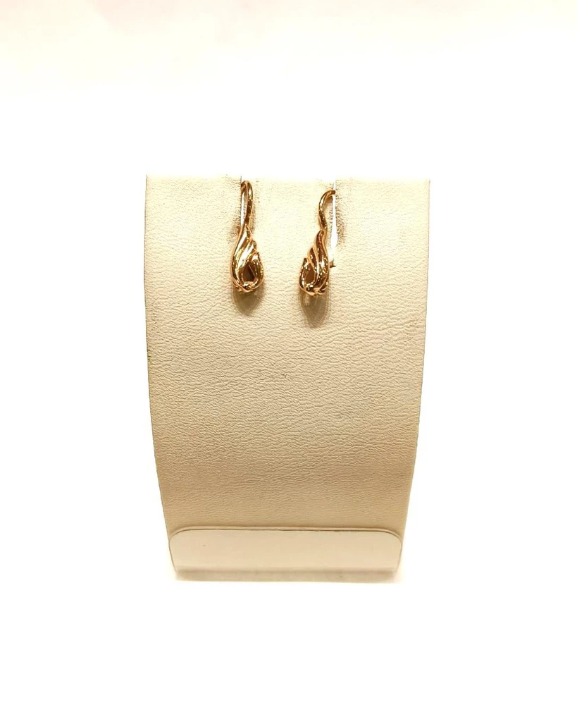Серьги из красного золота 585 пробы
