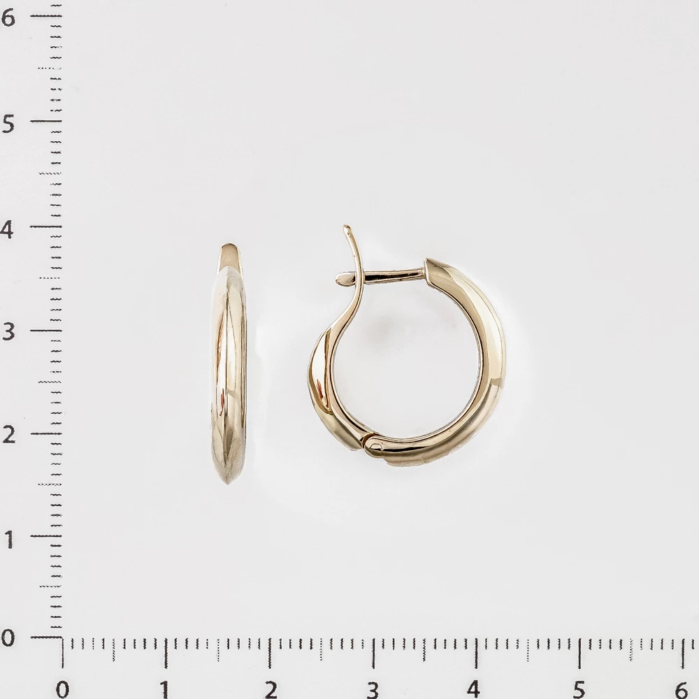Серьги из белого золота 585 пробы 2
