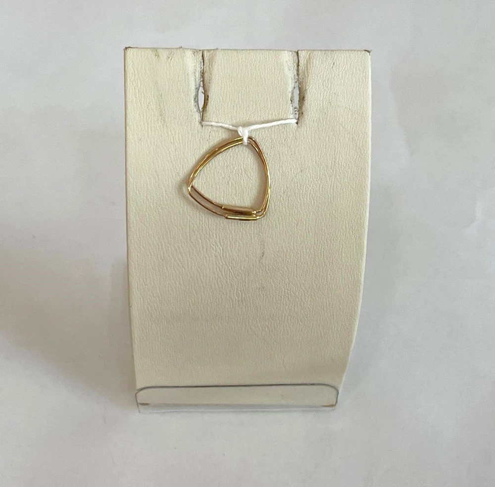 Серьги конго из красного золота 585 пробы