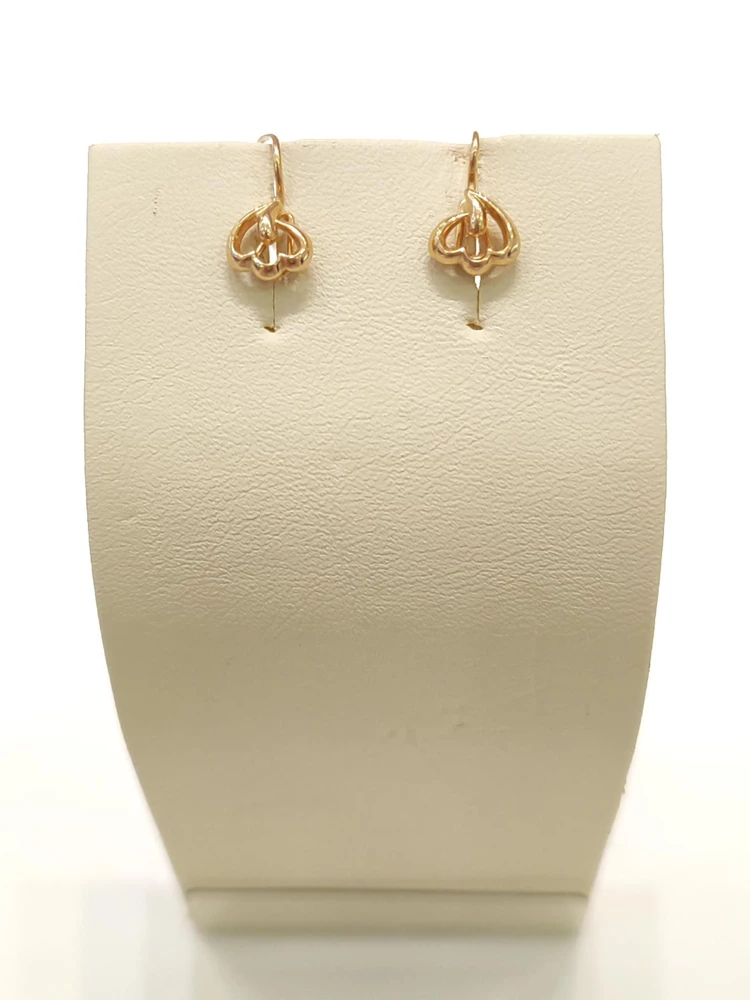 Серьги из красного золота 585 пробы