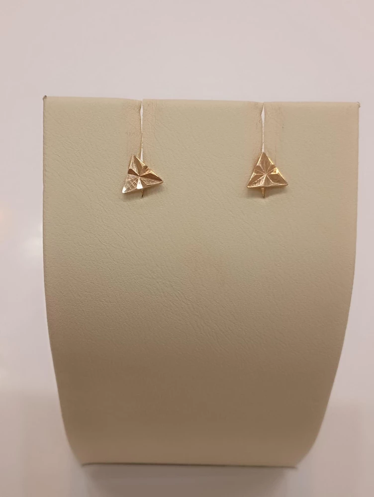 Серьги из красного золота 585 пробы