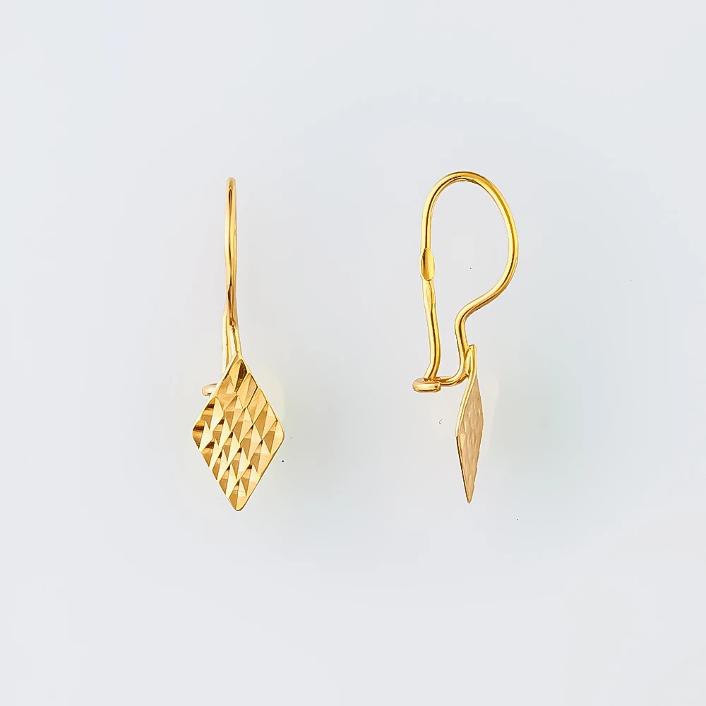 Серьги из красного золота 585 пробы