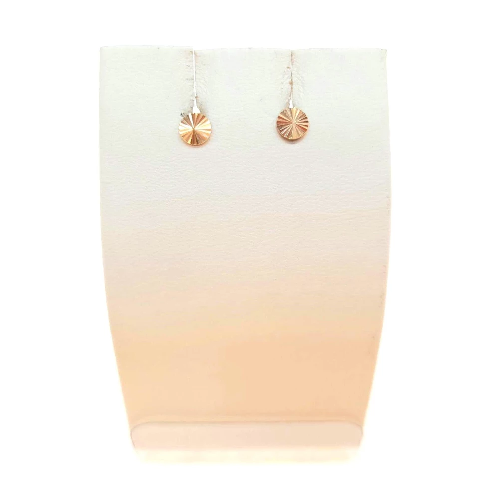 Серьги из красного золота 585 пробы
