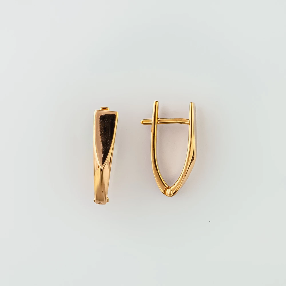 Серьги из красного золота 585 пробы