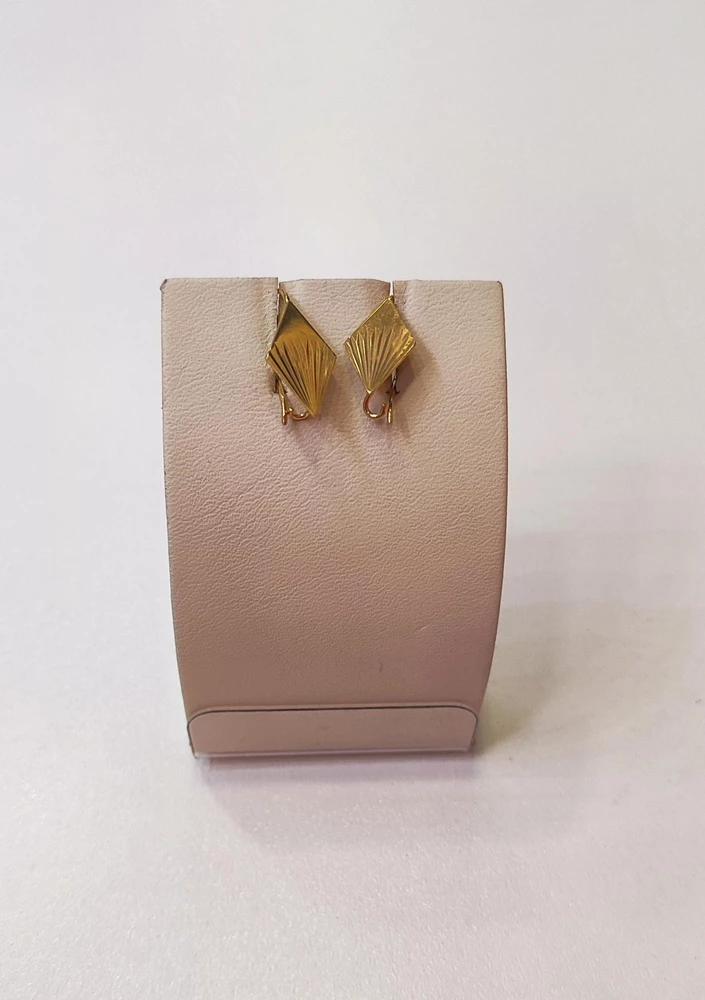 Серьги из красного золота 585 пробы