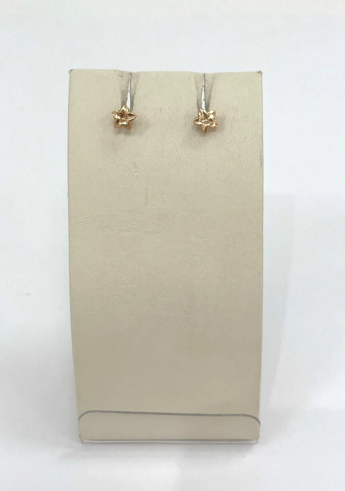 Серьги из красного золота 585 пробы