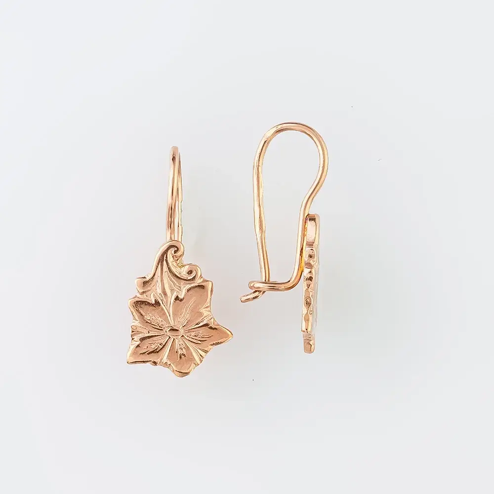 Серьги из красного золота 375 пробы 1