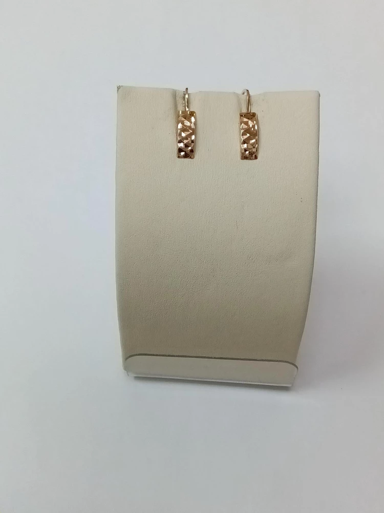 Серьги из красного золота 585 пробы