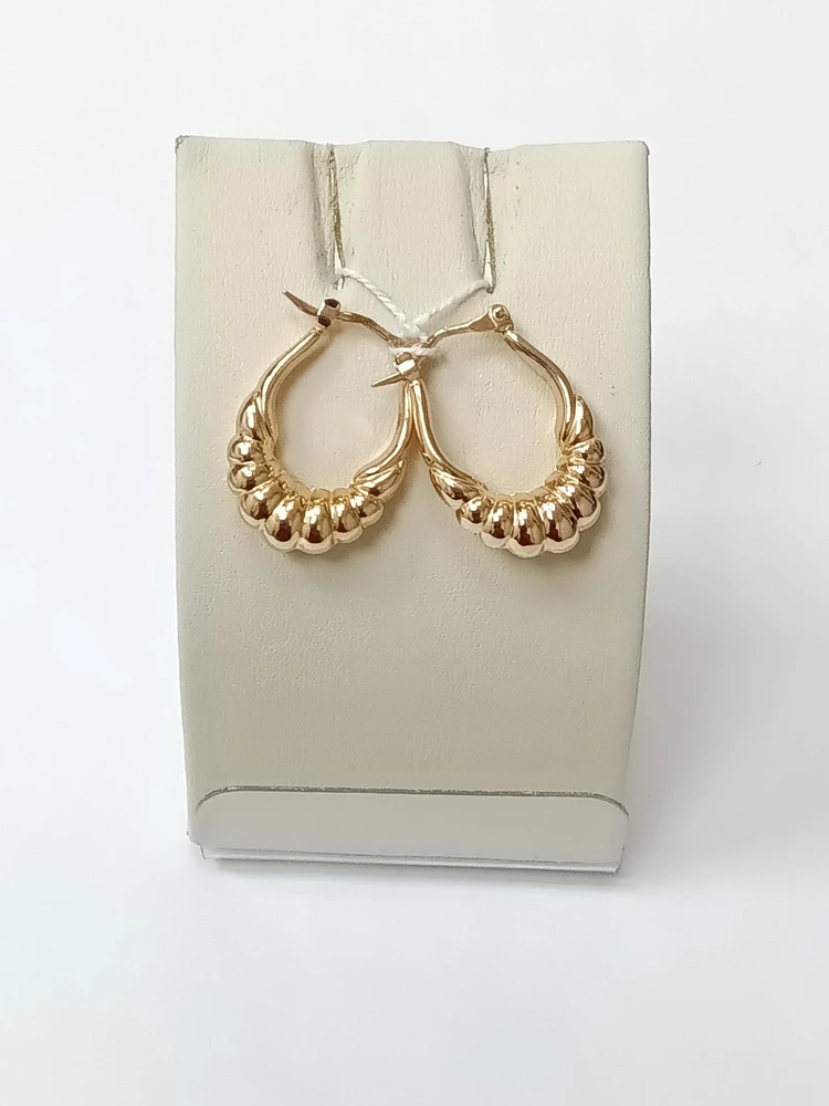 Серьги из красного золота 585 пробы