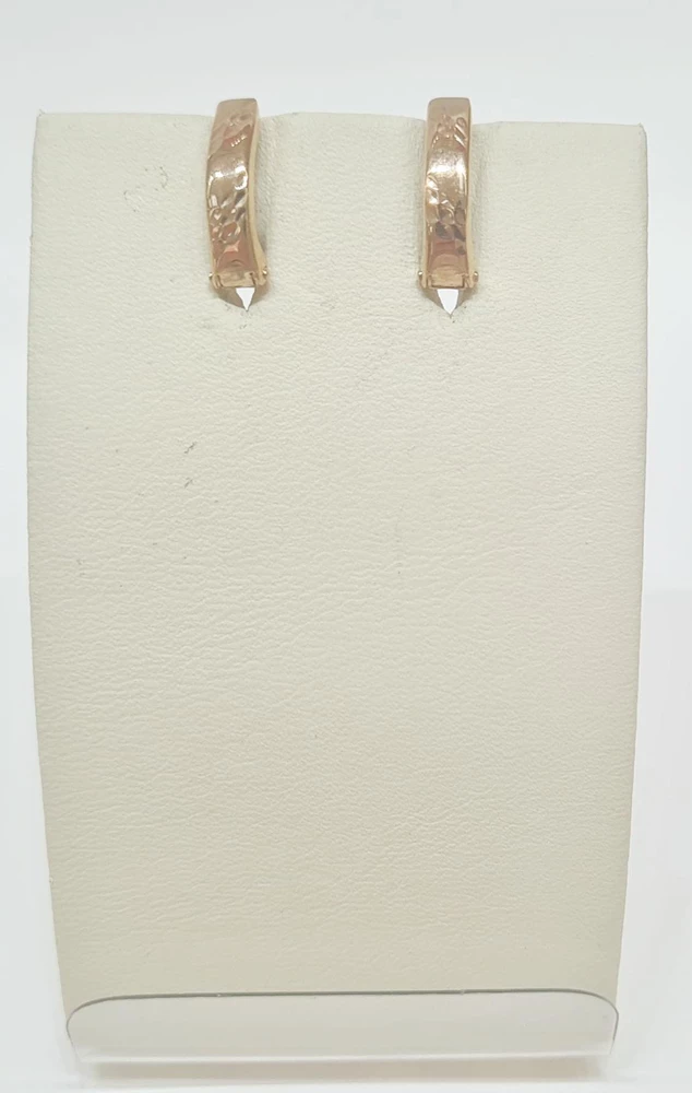 Серьги из красного золота 375 пробы